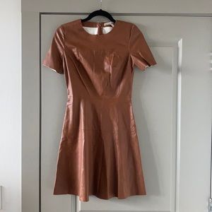 Chelsea & Violet Tan Faux Leather Dress